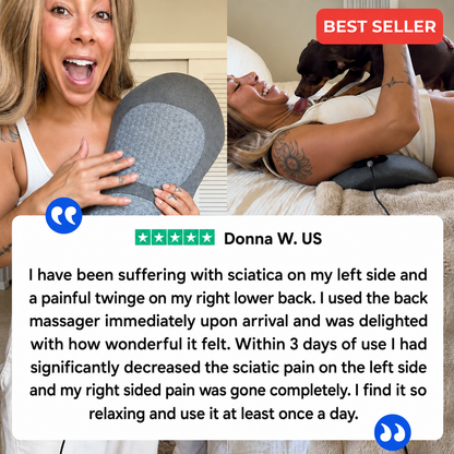 SolvaMD Triple Therapy Back Massager