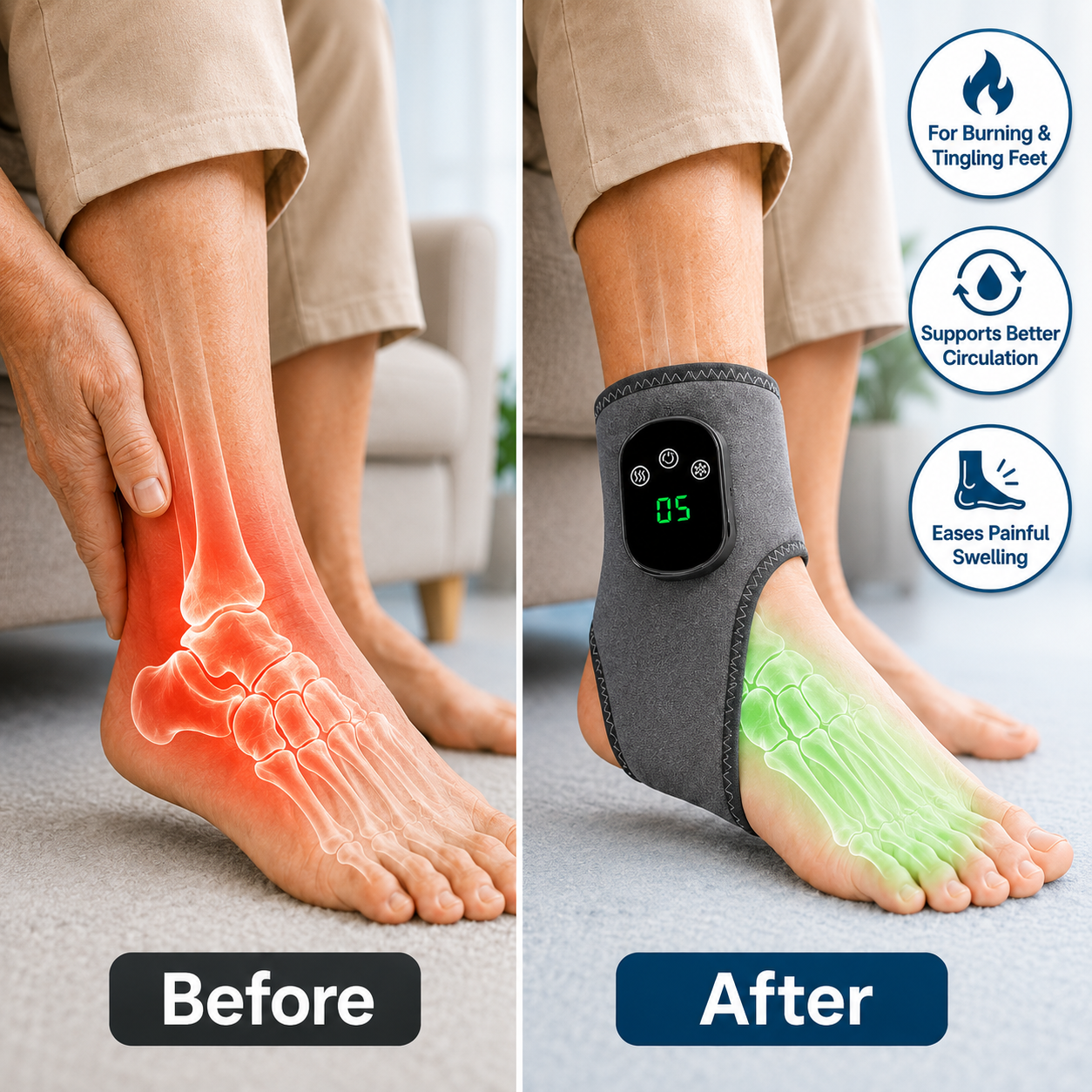 SolvaMD Electric Foot Massager